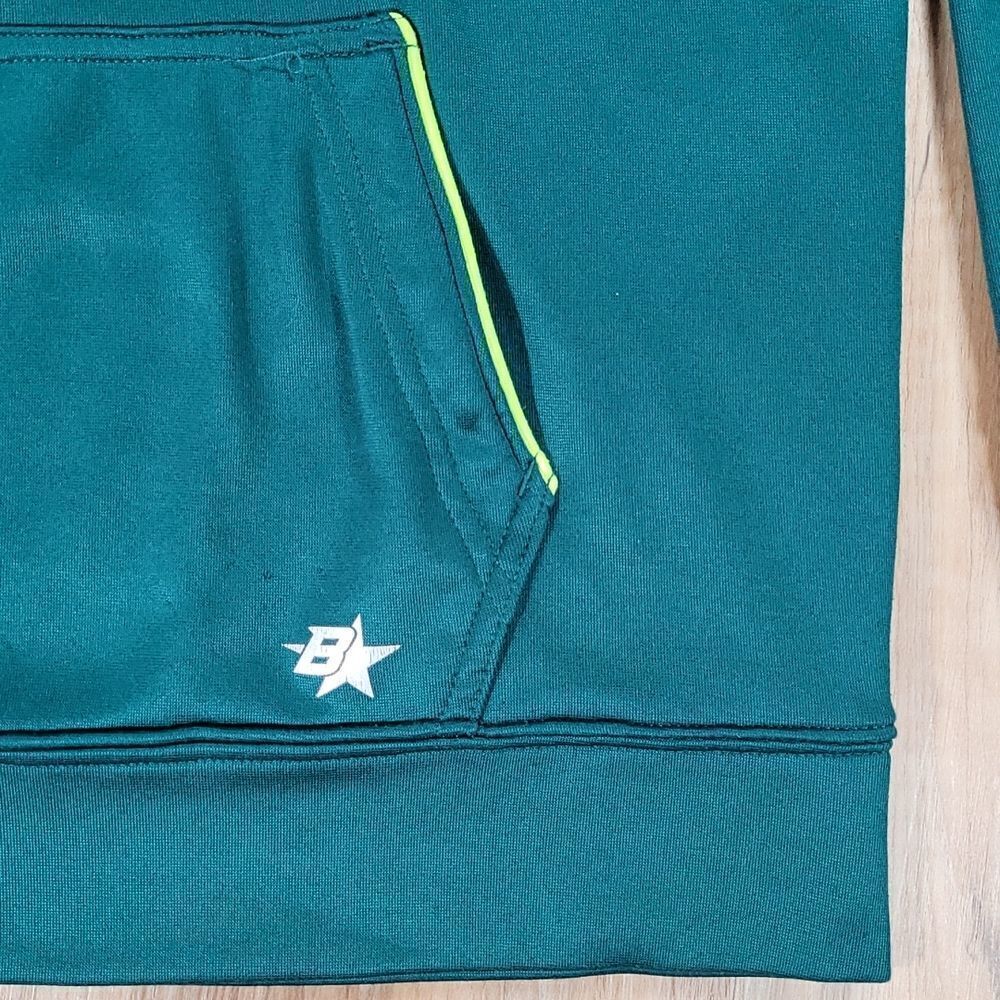 🧡Brothers Green & Neon Hoodie Sweatshirt Size 10 - Picture 7 of 10